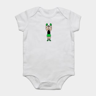 Little Mac - Green Baby Bodysuit